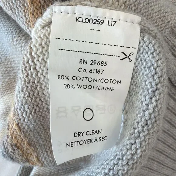 Pendleton S Western Horizons Oversized Cardigan Sweater Wool Blnd Longhorn Rodeo - Picture 12 of 14